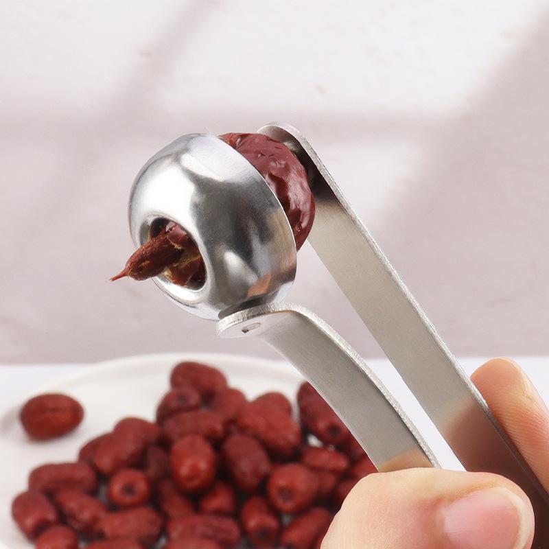 Cherry Pitter Tool - Stainless Steel Cherry Pitter Quick Pitting