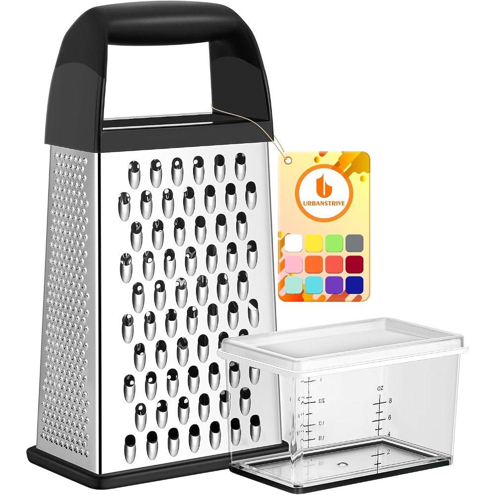 Kitchen Gadgets For Chefs - Stainless Steel Cheese Grater Box Container