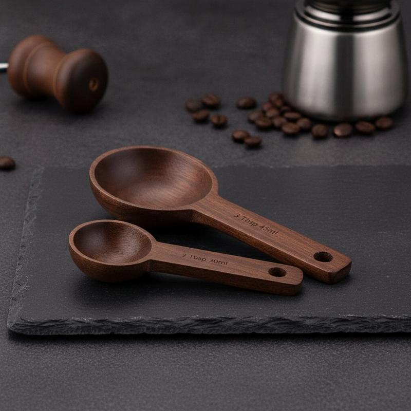 Wooden Measuring Spoon 7.5-45M - Kitchen Gadgets For Chefs review and price