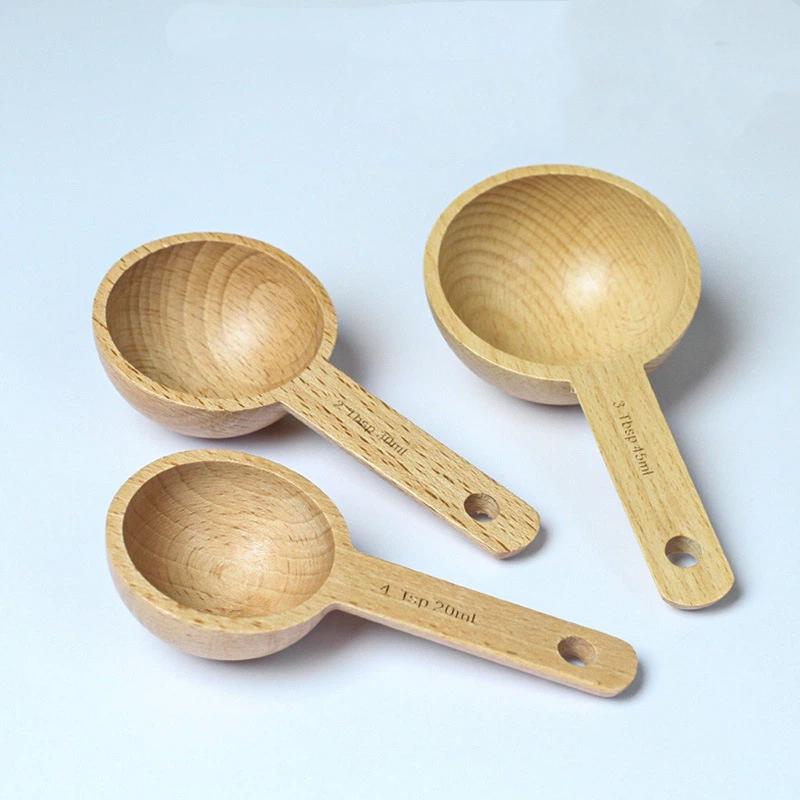 Wooden Measuring Spoon 7.5-45M - Kitchen Gadgets For Chefs review and price
